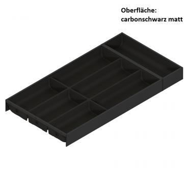 AMBIA-LINE Besteckeinsatz, für LEGRABOX / MERIVOBOX, Kunststoff / Stahl, 7 Besteckfächer, NL=600 mm, Breite=300 mm